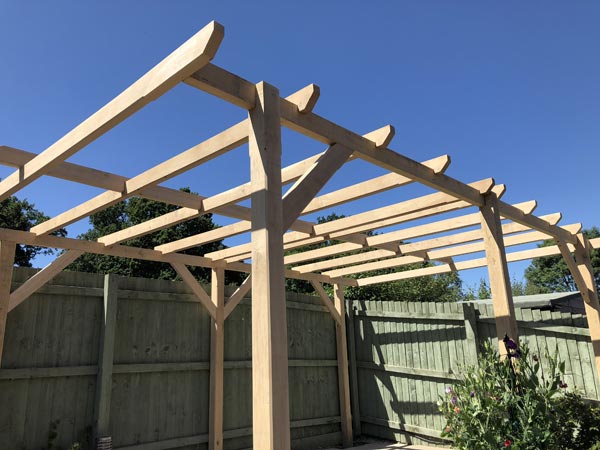 Oak Pergolas in Stoke Oak Pergolas in Stoke