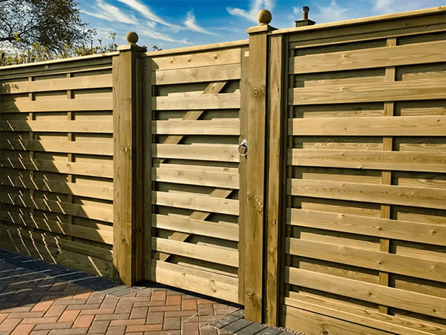 Jacksons Fencing Installation in Cheshire by Wulstan Fencing