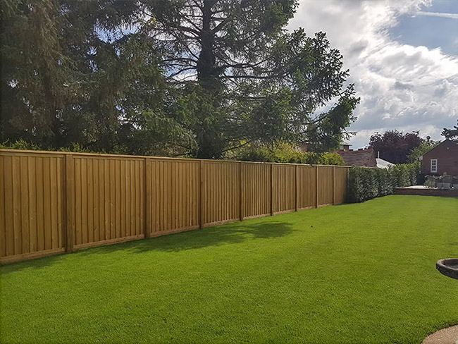 Jacksons Fencing Installation in Cheshire by Wulstan Fencing