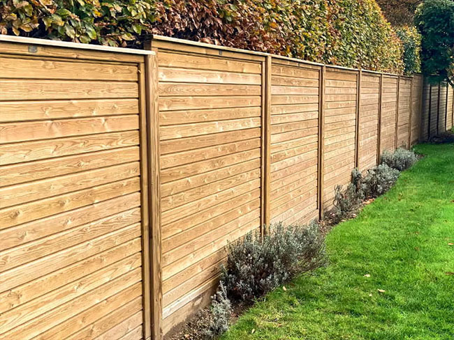 Jacksons Fencing Installation in Nantwich by Wulstan Fencing