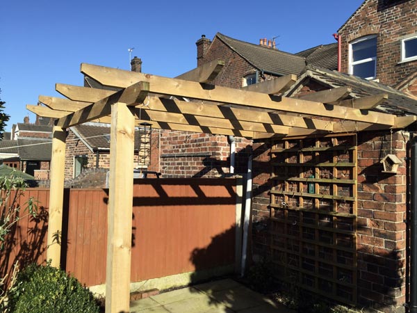 Pergolas in Crewe, Cheshire