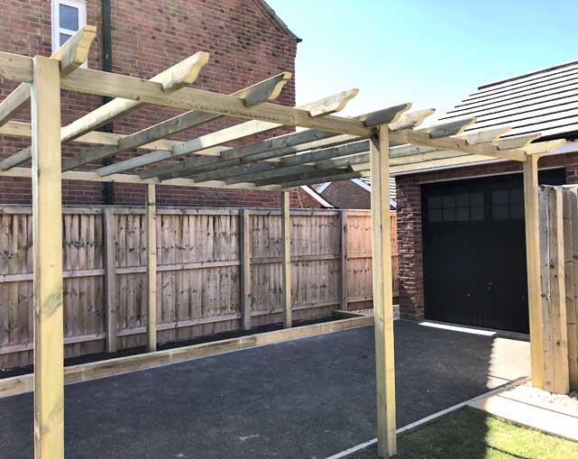 Bespoke Pergola in Stoke on Trent