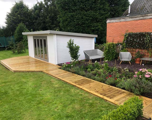 Timber Decking in Stoke